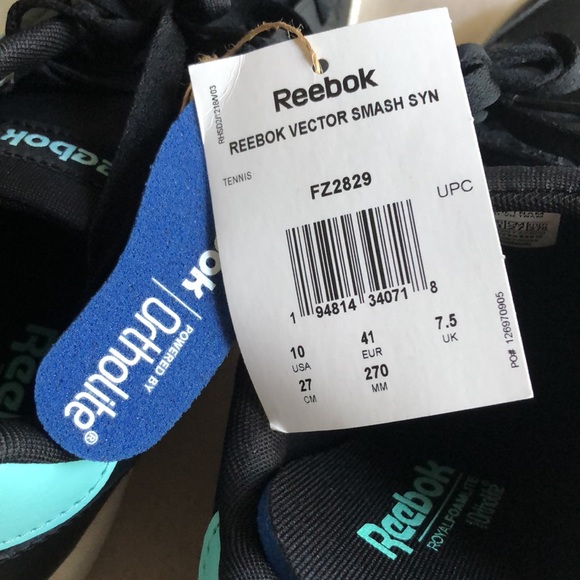 NWT Reebok Vector Smash Syn powered by Ortholite41 - Picture 11 of 12